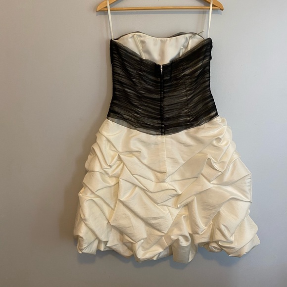Impression Bridal Black and White Layer Dress - Picture 5 of 7